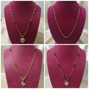 Combo Micro Gold Daily Wear Mangalsutra – Lightweight Imitation Jewellery