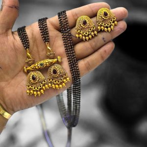 36" inch Fancy Half Oval Mangalsutra Design