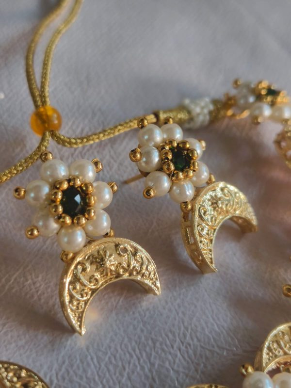 Chandrakor Necklace Set Premium Artificial Jewellery