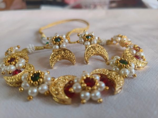 Chandrakor Necklace Set Premium Artificial Jewellery