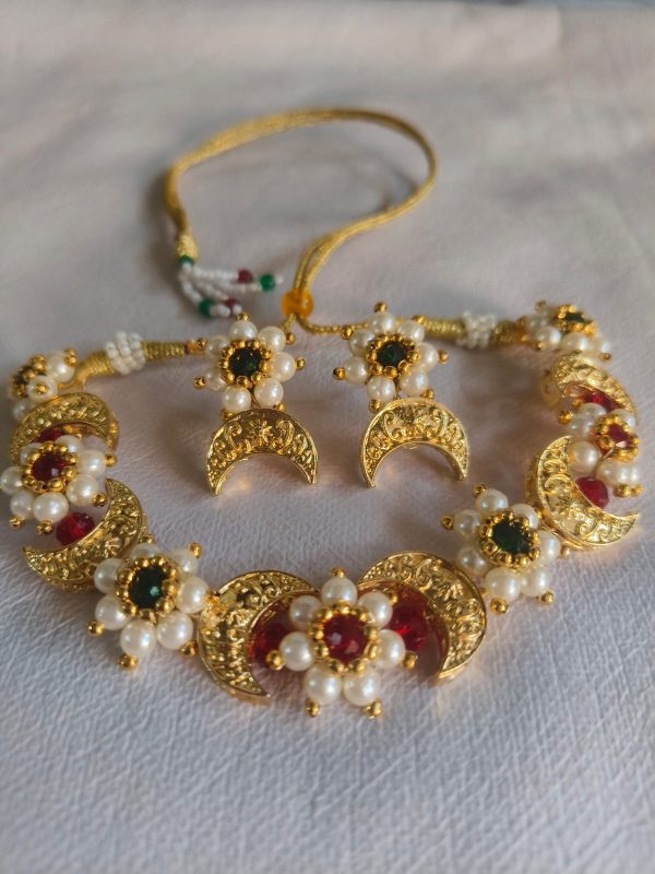 Chandrakor Necklace Set Premium Artificial Jewellery