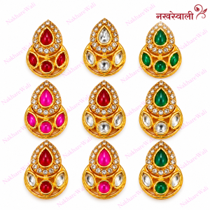 Premium Design Stone Chand with Paan Shape – Jewellery Making Material