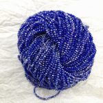 4mm Crystal Beads Ink Blue Color