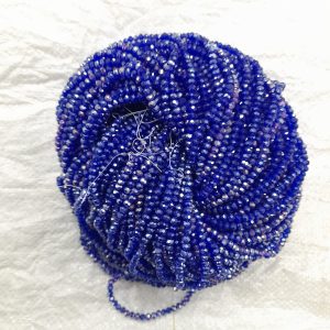 4mm Crystal Beads Ink Blue Color