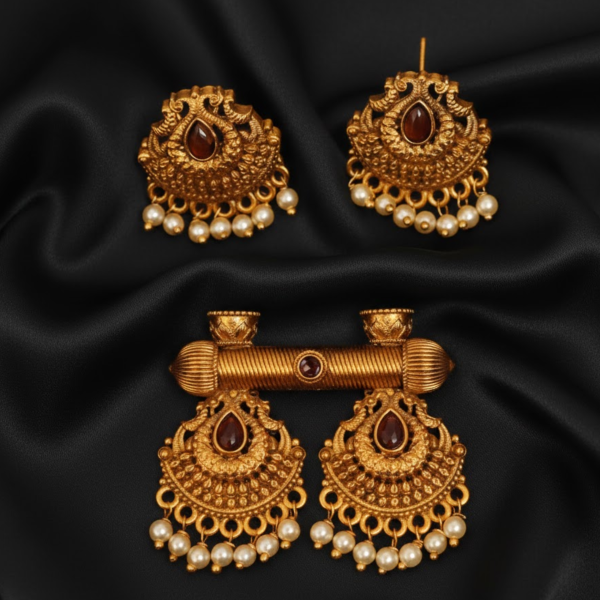 Temple Style Matte Pendant Set P-2203-1