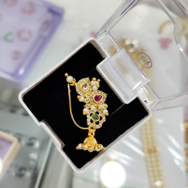 traditional pearl nath