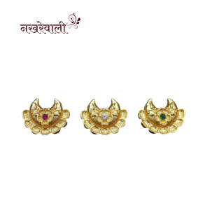 Fancy Side Rawa Design Chandrakor with Stone Work