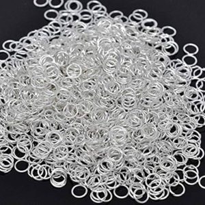 4mm Metal Open Jump Rings Silver 1 packet (100 gm)