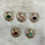 Victorian Peacock Pendant Design