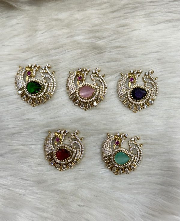 Victorian Peacock Pendant Design
