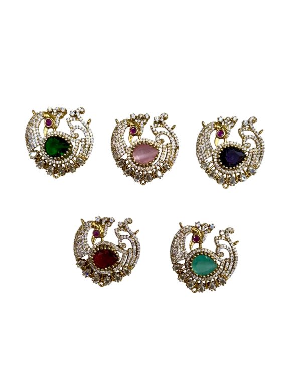 Victorian Peacock Pendant Design