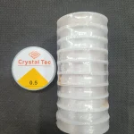 0.5mm Crystal Tec Elastic Thread for Jewelry Making | Strong Transparent Beading Cord