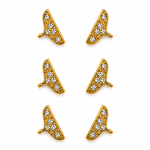 9 Hole Stone Connector Gold Plated Jewellery Making Connector
