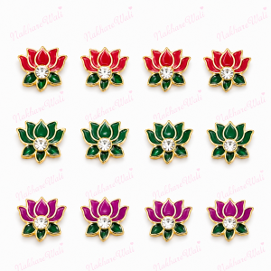Meena Lotus Kundan for Jewellery Making