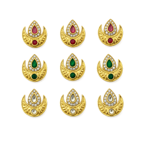 Premium AD Stone Tilak Moon Tilak for Jewellery Making