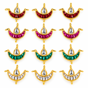 Moon Kundan Pendant Making Material